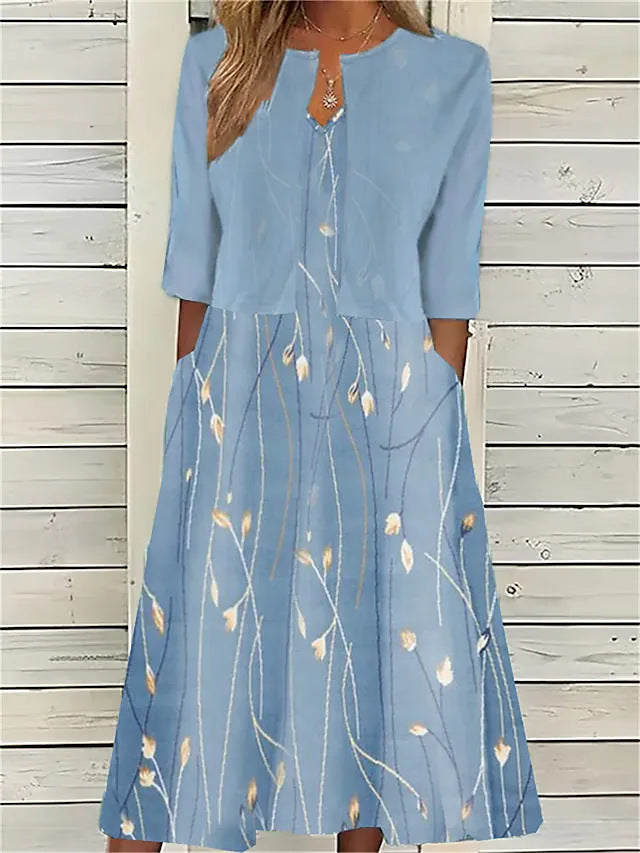 Robe midi chic